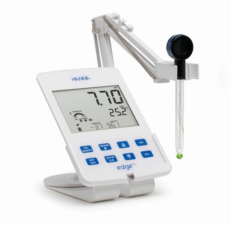 HI2202 蓝牙系统酸度pH-温度°C测定仪