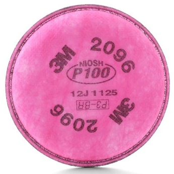 3M™ 2096 P100酸性气体异味及高效滤棉